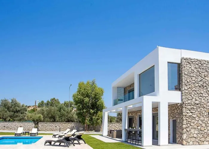 Villa Modern With Pool & Garden Kastalys, Rhodes