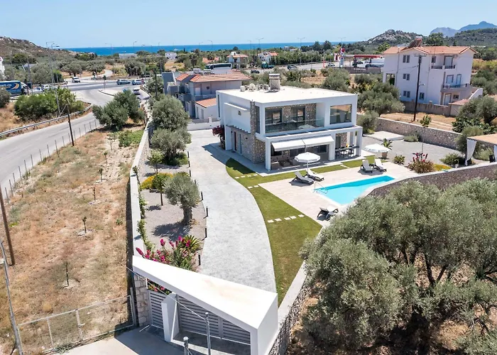 Modern With Pool & Garden Kastalys, Rhodes