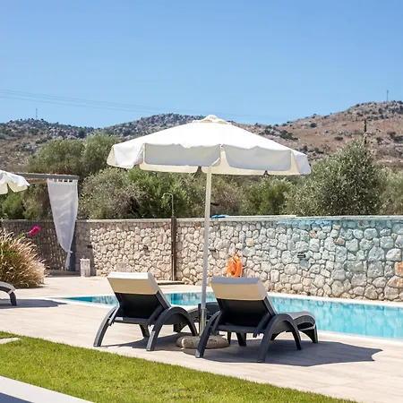 Modern With Pool & Garden Kastalys, Rhodes Villa *