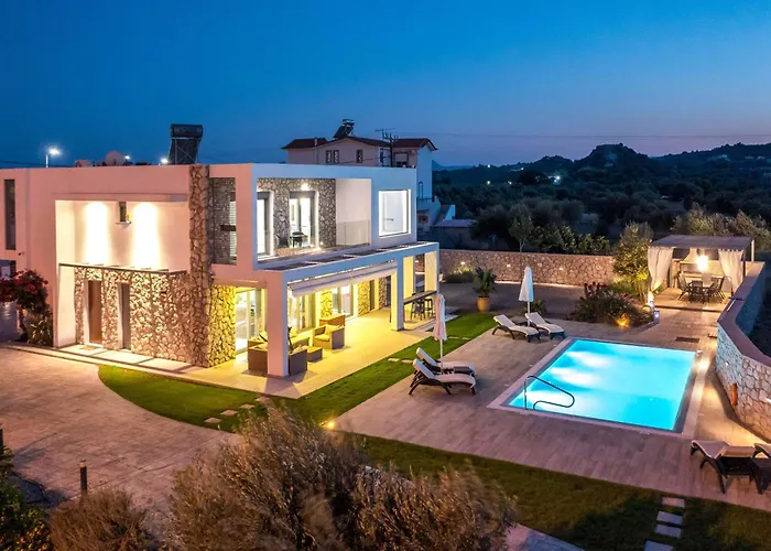 Modern With Pool & Garden Kastalys, Rhodes * Kalithies